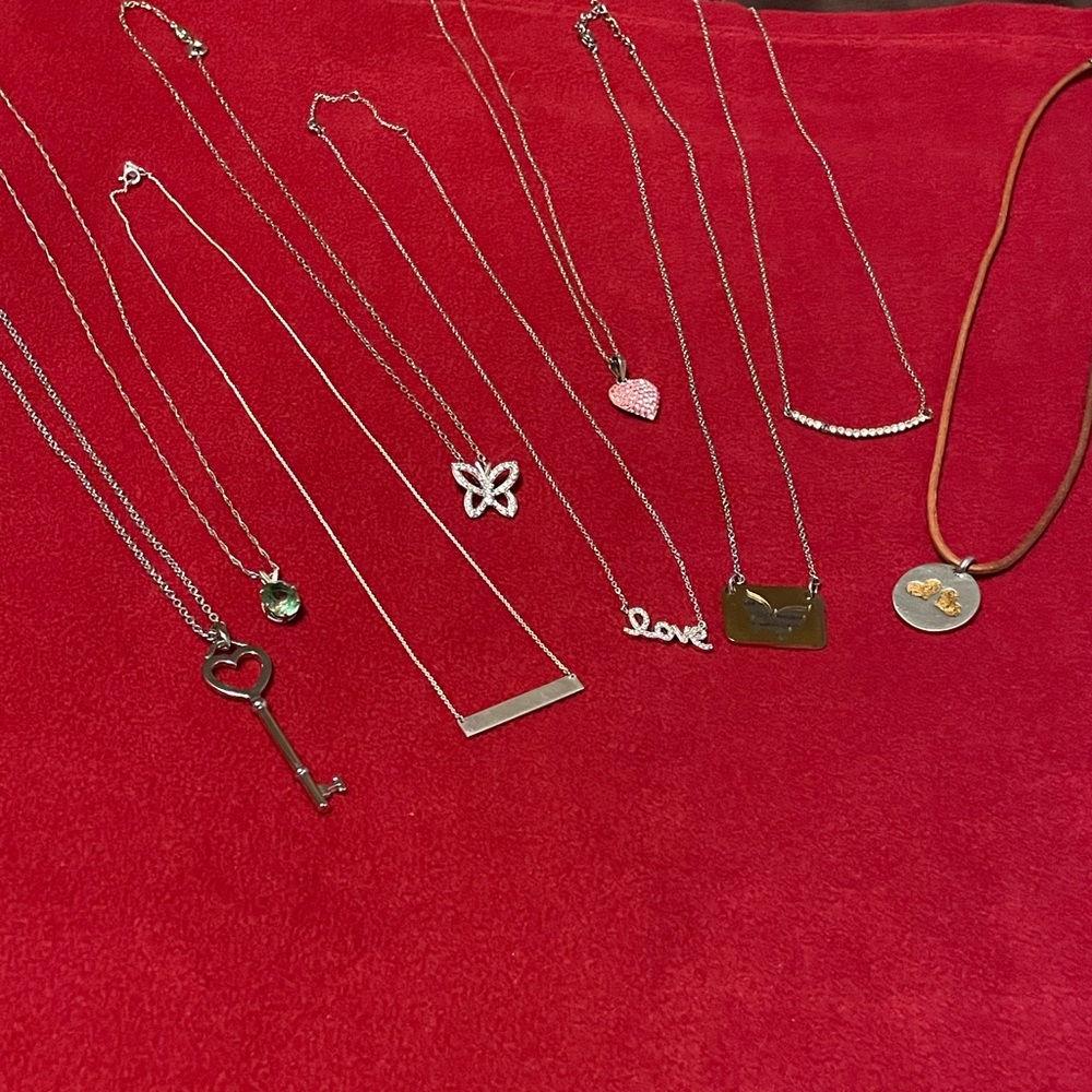 An assortment bundle of Necklaces
